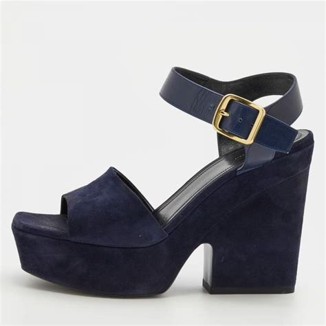 celine navy blue shoes|Celine.